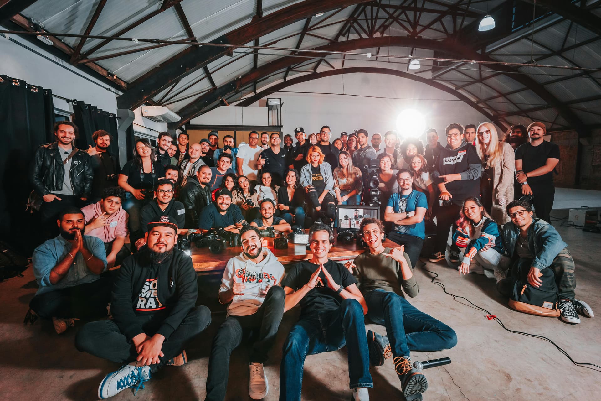 Group photo of company team